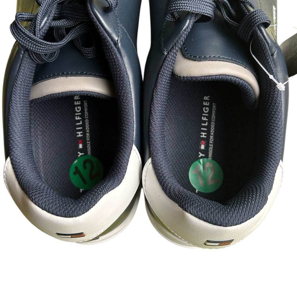 Tommy Hilfiger Jacalyn Men’s Sneaker Navy Blue Size 12 NWT Court Shoe - Picture 6 of 10